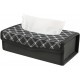 Θήκη Χαρτομάντηλων Αυτοκινήτου 23.5x13x7.3cm Μαύρο-Άσπρο Galifas