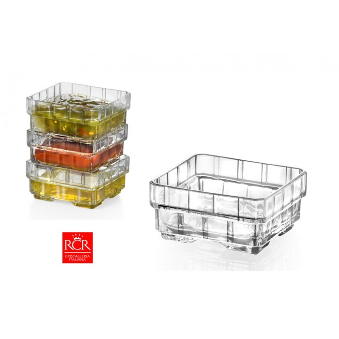 Μπωλ Κρυστάλλινο Στοιβαζόμενο 7.5x7cm 6 τεμαχίων STACK RCR