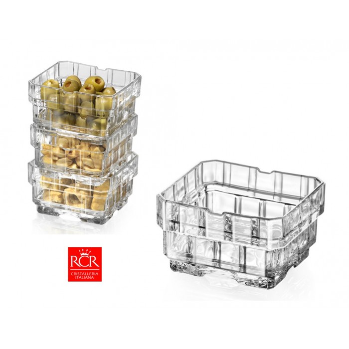 Μπωλ Κρυστάλλινο Στοιβαζόμενο 8.7x8cm 6 τεμαχίων STACK RCR