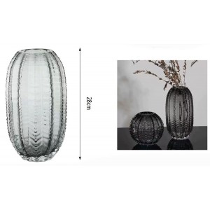 Διακοσμητικό Γυάλινο Βάζο Aris 12x28cm Galifas 7961202