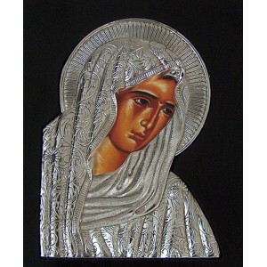 Εικόνα Ξύλινη Παναγία Θλιμμένη 22x26.5cm Galifas 7926338