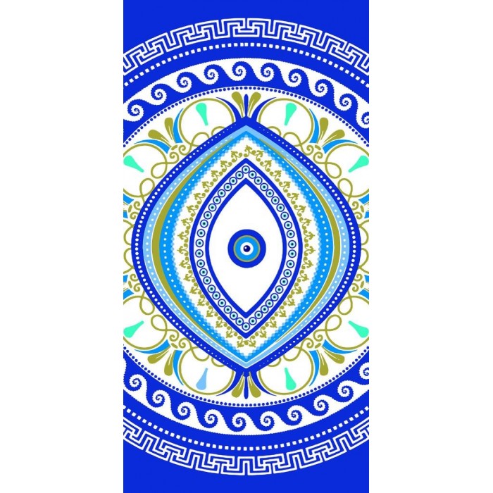 Πετσετα Θαλασσης Microfiber 75x150cm 255gr Eye ForHome 7931243