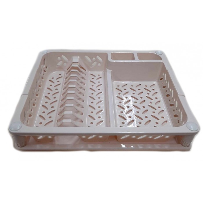 Πιατοθήκη Πλαστική με Δίσκο 45x37x8cm ForHome 