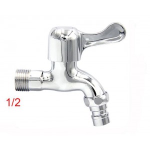 Βρύση Κάνουλα 1/2 Inox Ασημί Galifas
