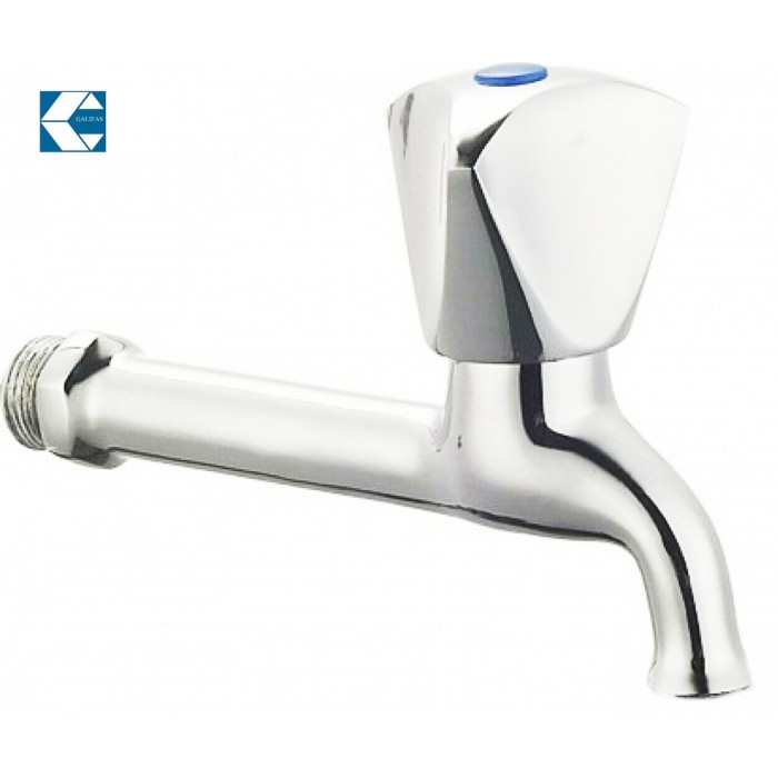 Κάνουλα Μακρύλαιμη inox Ασημί  120mm Galifas