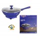 Ηλεκτρικό Wok 1360W με Χωρητικότητα 6lt Μπλε General Trade