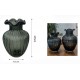 Διακοσμητικό Γυάλινο Βάζο 12x23.5cm Galifas