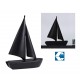 Διακοσμητικό Πολυρητίνης Μαύρο Καράβι 18x25cm Galifas 9903140