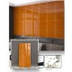 Διακοσμητικό Αυτοκόλλητο Τοίχου Brown Wood 1τμχ 60x30cm Galifas 
