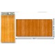 Διακοσμητικό Αυτοκόλλητο Τοίχου Brown Wood 1τμχ 60x30cm Galifas 