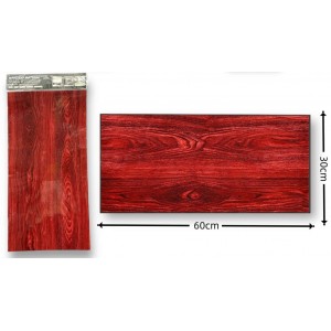 Διακοσμητικό Αυτοκόλλητο Τοίχου Red Wood 1τμχ 60x30cm Galifas 770139