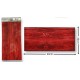 Διακοσμητικό Αυτοκόλλητο Τοίχου Red Wood 1τμχ 60x30cm Galifas