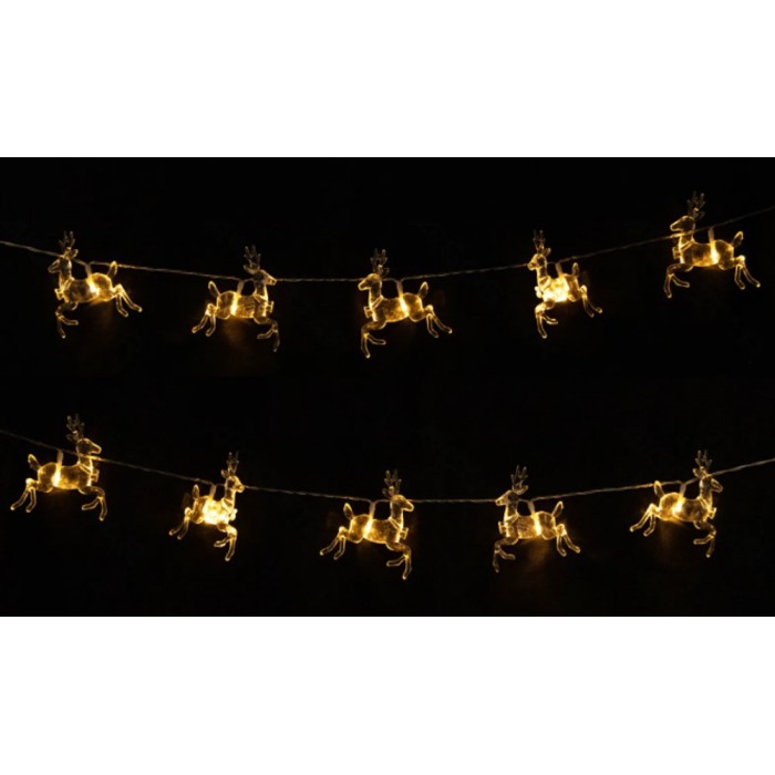 10 Λαμπάκια LED 1.5 μέτρο Θερμό Φως General Trade