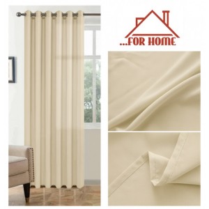 Κουρτίνα με Κρίκο Bel Mondo Εκρού 270x270cm ForHome 77560302