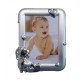 Κορνίζα Μεταλλική Ασημί Cornice per Bambini 13x18cm