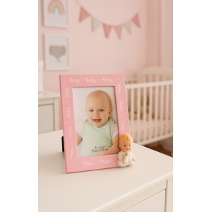 Κορνίζα Μεταλλική 13x18cm Baby Pink Galifas 7729966