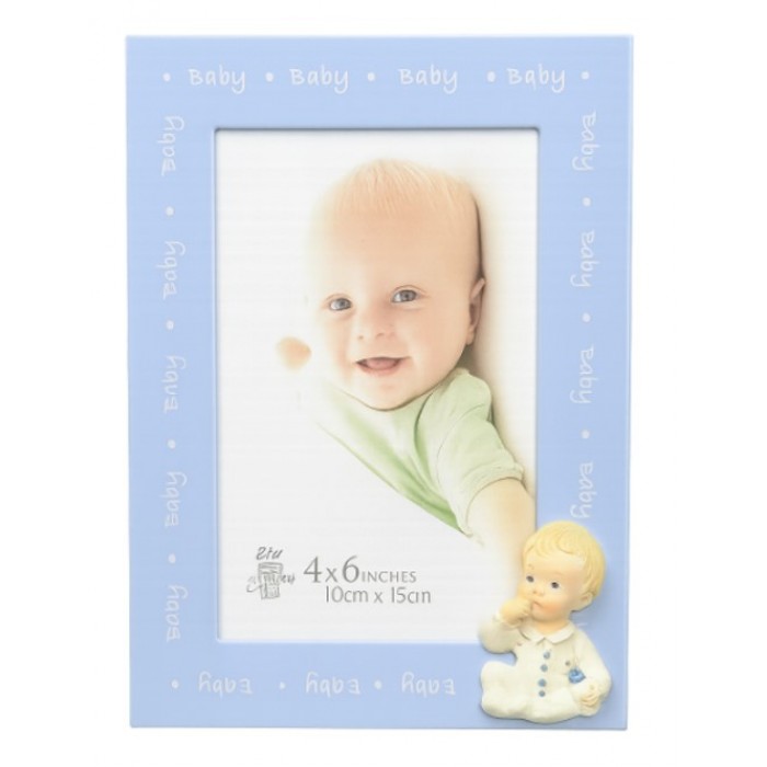 Κορνίζα Μεταλλική 10x15cm Baby Blue Galifas