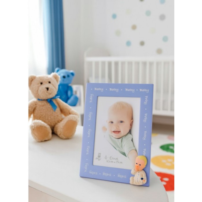 Κορνίζα Μεταλλική 10x15cm Baby Blue Galifas