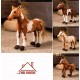 Διακοσμητικό Άλογο Βελούδινο Πολύχρωμο 30cm ForHome