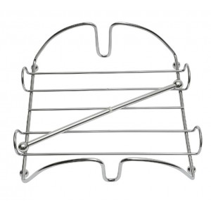 Χαρτοπετσετοθήκη Μεταλλική Inox Ασημί 19x19cm Galifas 702981