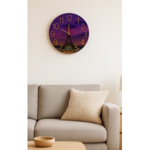 Ρολόι Τοίχου Γυάλινο Αντικέ Paris Ø30cm Galifas 445530