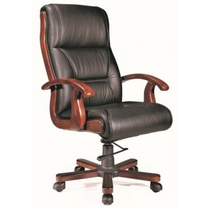 Καρέκλα Διευθυντική με Ανάκλιση Μαύρη 75x75x120cm Galifas 2052120