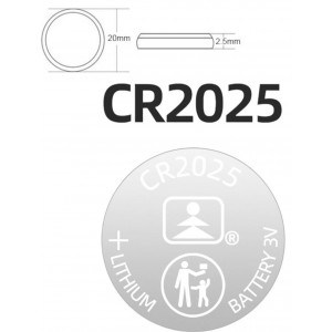 Μπαταρίες Λιθίου Ρολογιών CR2025 3V 5τμχ General Trade 7720355