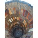 Βάζο Γυάλινο Cometa Armagedón σε ξύλινη βάση 15x33cm 