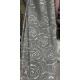 Κουρτίνα Σατεν Ημιδιάφανο Με Κρίκο Γκρι 270x270cm ForHome