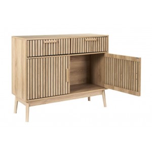 Μπουφές Klaus Home Deco Factory με διαστάσεις 100x35x80cm - Απόχρωση Ξύλου