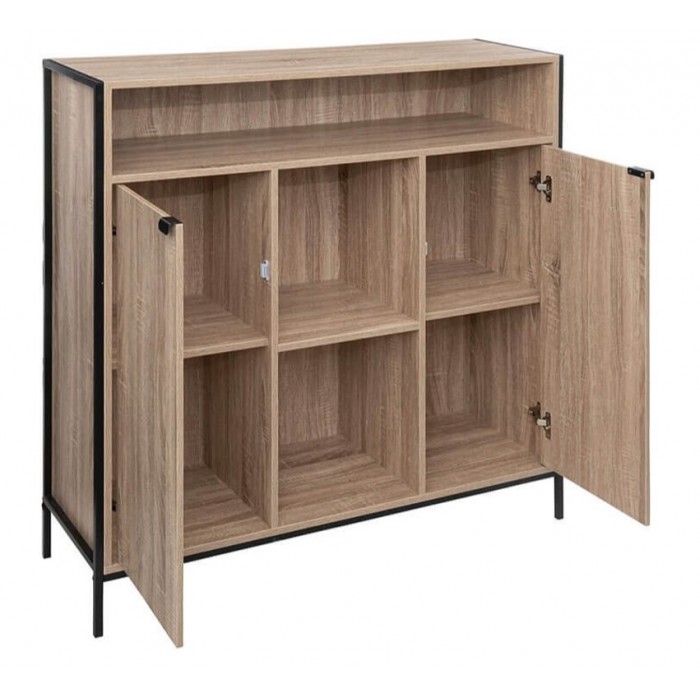 Μπουφές Aliaj 5Five με διαστάσεις 114x37x110cm - Απόχρωση Ξύλου