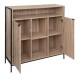 Μπουφές Aliaj 5Five με διαστάσεις 114x37x110cm - Απόχρωση Ξύλου