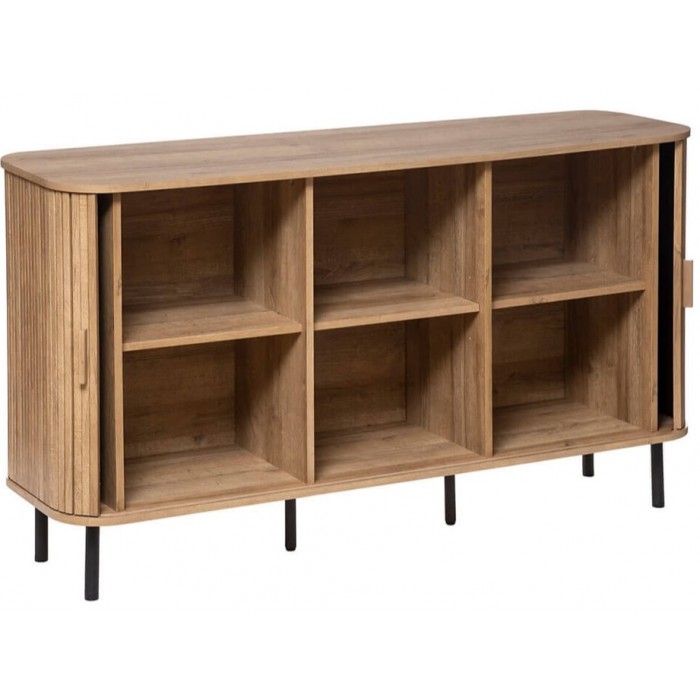 Μπουφές Colva Atmosphera με 6 ράφια και διαστάσεις 140x40x80.5cm - Απόχρωση Ξύλου
