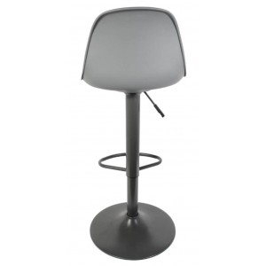Σκαμπό μπαρ Isak Home Deco Factory με ρυθμιζόμενο ύψος και διαστάσεις 41.5x38x83cm/104cm Grey