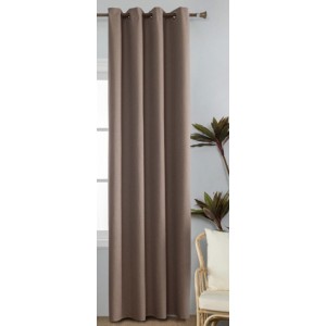 Κουρτίνα Συσκότισης με Τρουκς Καφέ 270x265cm Blackout ForHome 27026524