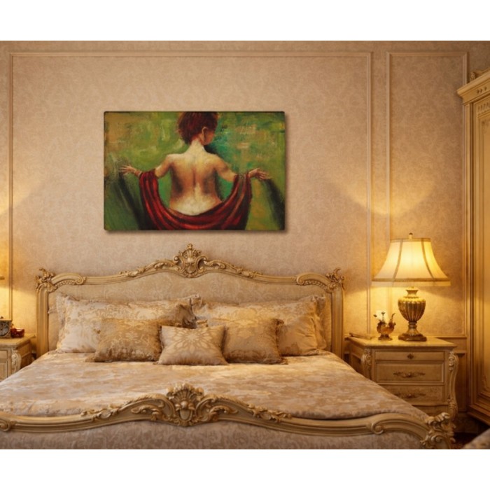Πίνακας σε Καμβά Lady 90x60cm