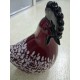 Διακοσμητικό Κρυστάλλινο Κότα Murano 17x10x21cm