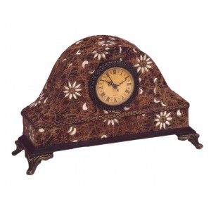 Ρολόι Ξύλινο Επιτραπέζιο Vintage 26x8x18cm Galifas 7912430 