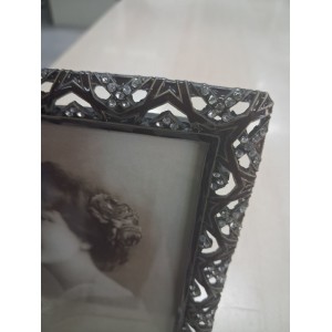 Κορνίζα Μεταλλική Αντικέ Classic Strass 10x15cm Galifas 7202064