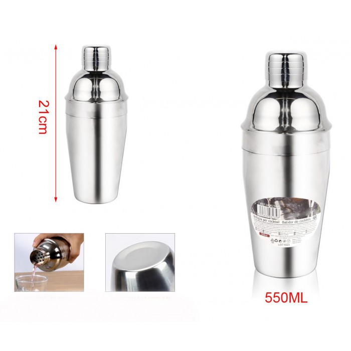 Σέικερ Inox με Χωρητικότητα 550ml Hotel 