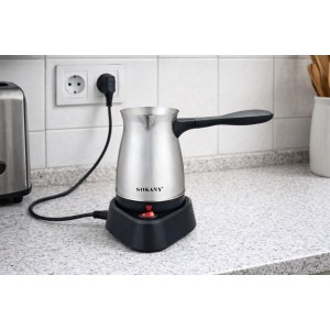 Ηλεκτρικό Μπρίκι 600W με Χωρητικότητα 500ml Inox Sokany SK-214 