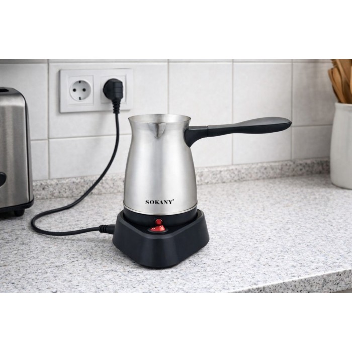 Ηλεκτρικό Μπρίκι 600W με Χωρητικότητα 500ml Inox