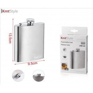 Μεταλλικό Ανοξείδωτο Φλασκί 180ml Kmtstyle 