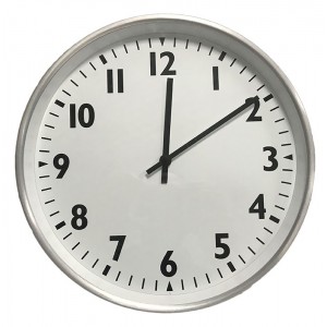 Ρολόι Τοίχου Μεταλλικό Inox 35cm Galifas 7307935