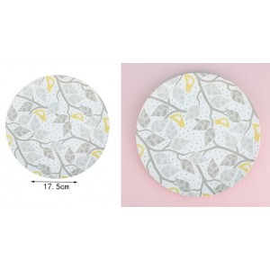 Πιάτο Σερβιρίσματος Στρογγυλό Birds Bamboo Φ17.5cm Galifas 921002