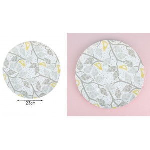 Πιάτο Σερβιρίσματος Στρογγυλό Birds Bamboo Φ23cm Galifas 921003