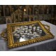 Διακοσμητικός Δίσκος Πολυρητίνης Ορθογώνιος Χρυσός με Καθρέπτη Gold Pharaoh 45x27.5cm