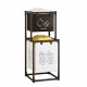 Καλάθι Απλύτων Υφασμάτινο 31x44x97cm Μαύρο Laundry Basket Flippy 