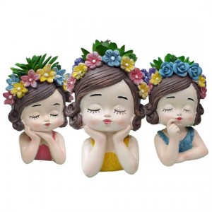 Τεχνητό Φυτό σε Γλαστράκι 9x13cm Girls 3 τεμαχίων General Trade 11210077