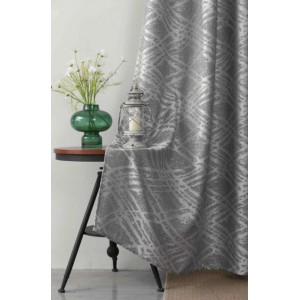 Κουρτίνα με Τρουκς Esmeralda Γκρι 270x280cm ForHome 7760221